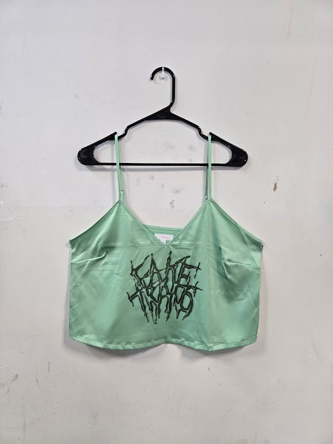 Fake Trans Seafoam Crop Top