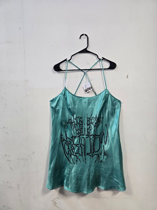 My Creation Blue Slip Dress