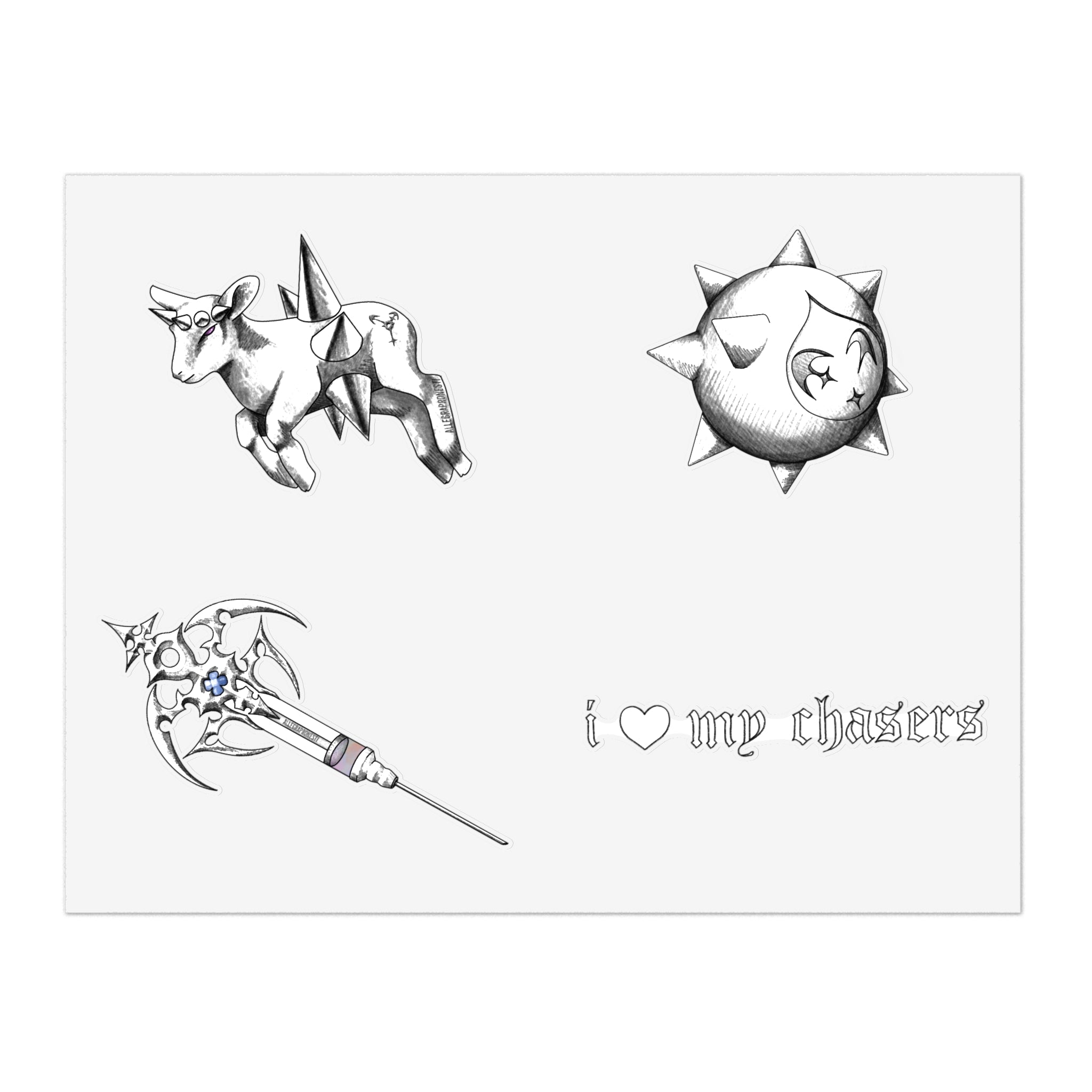 Fake Trans Sticker Sheet