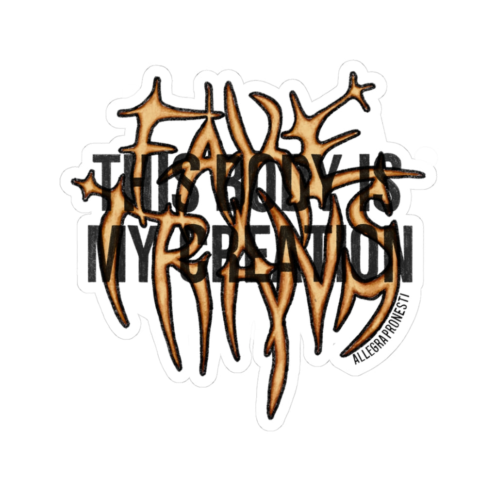 My Creation Heavy Metal Sticker
