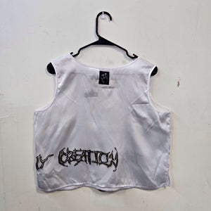 My Creation White Tank w/ Wrap Text