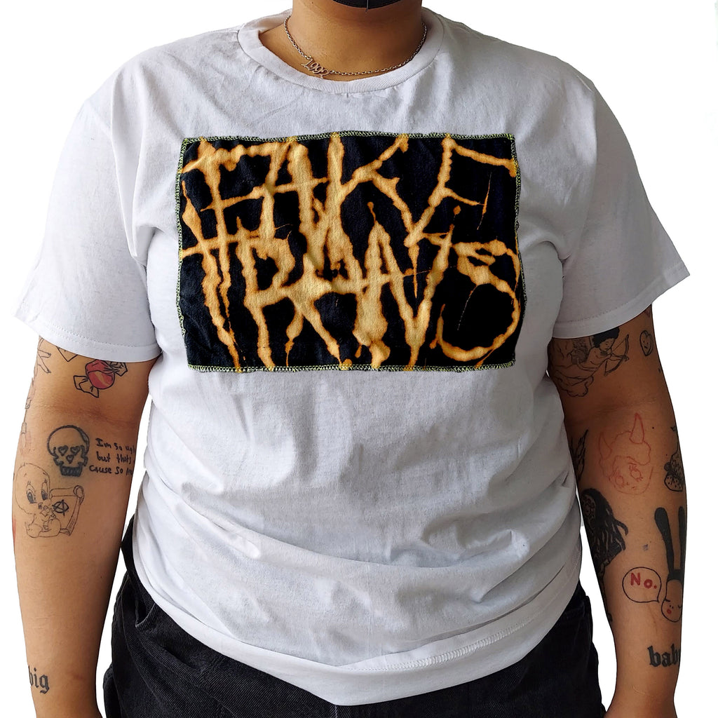 Fake Trans Bleach Patch Shirt