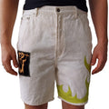 Green Flame Shorts