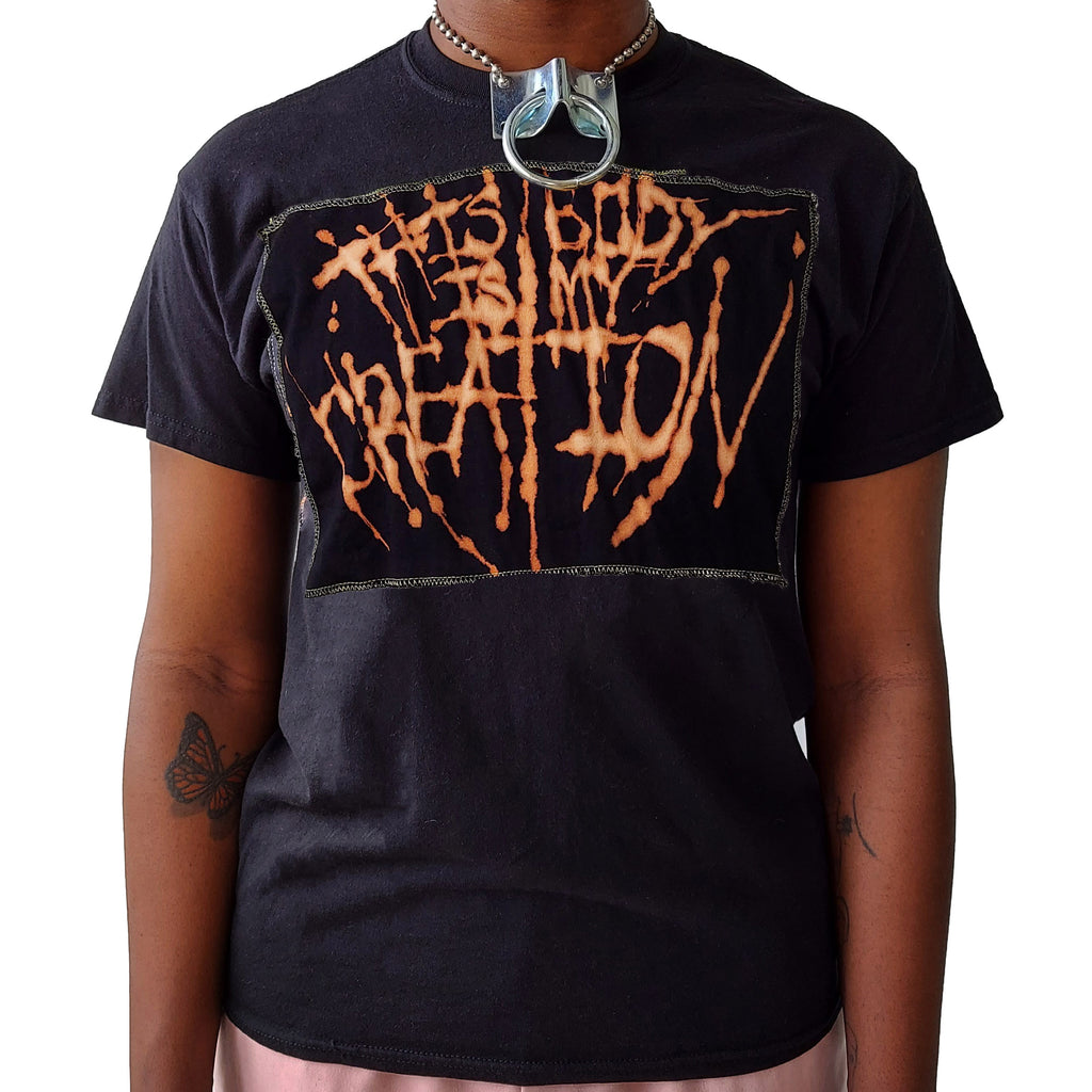 My Creation Bleach Patch Shirt