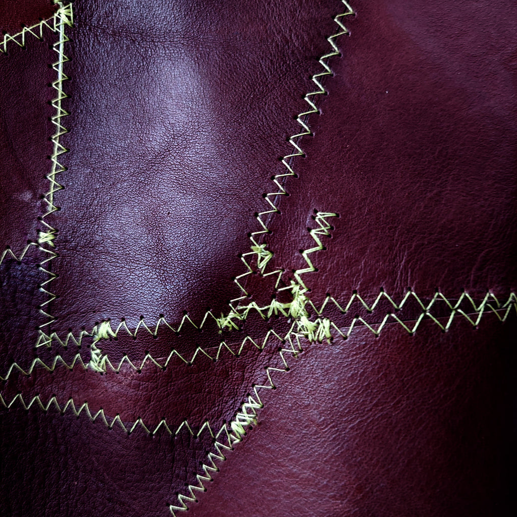 Purple Patchwork Hoodie