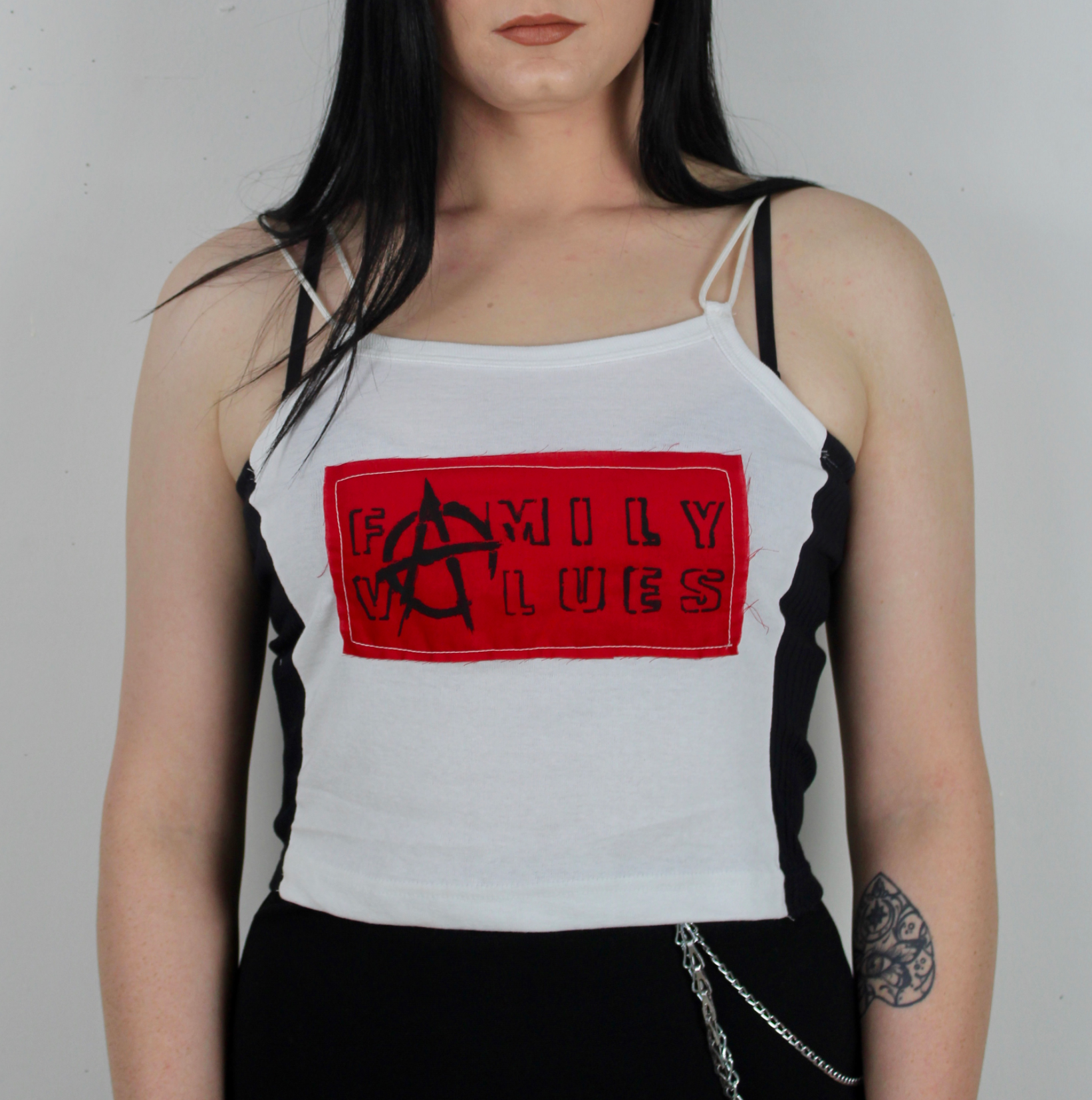 FV Logo B&W Crop Tank