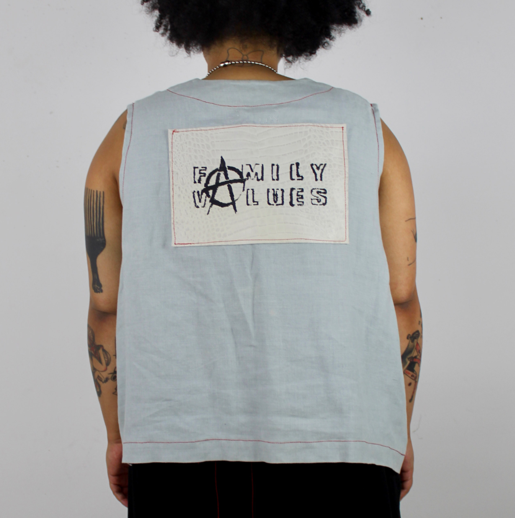 FV Logo Pastel Blue Vest