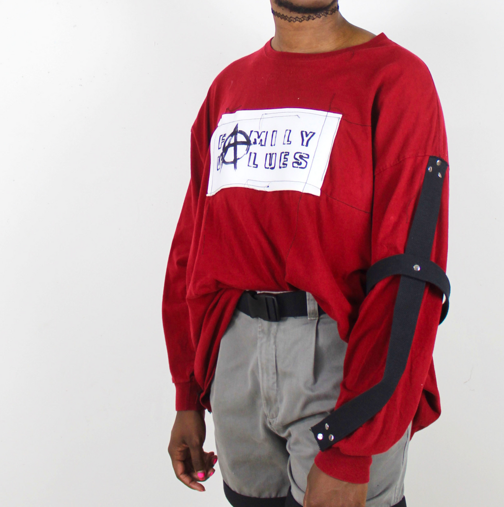 FV Logo Red Long Sleeve w/ Straps