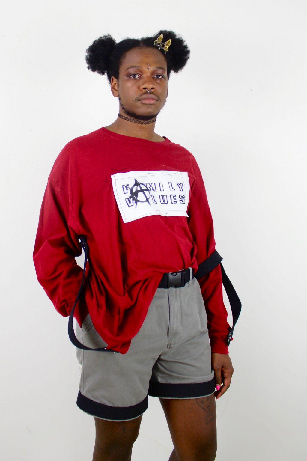FV Logo Red Long Sleeve w/ Straps