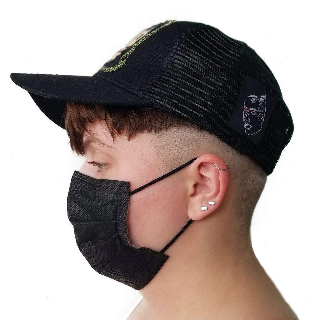 Fake Trans Trucker in Black